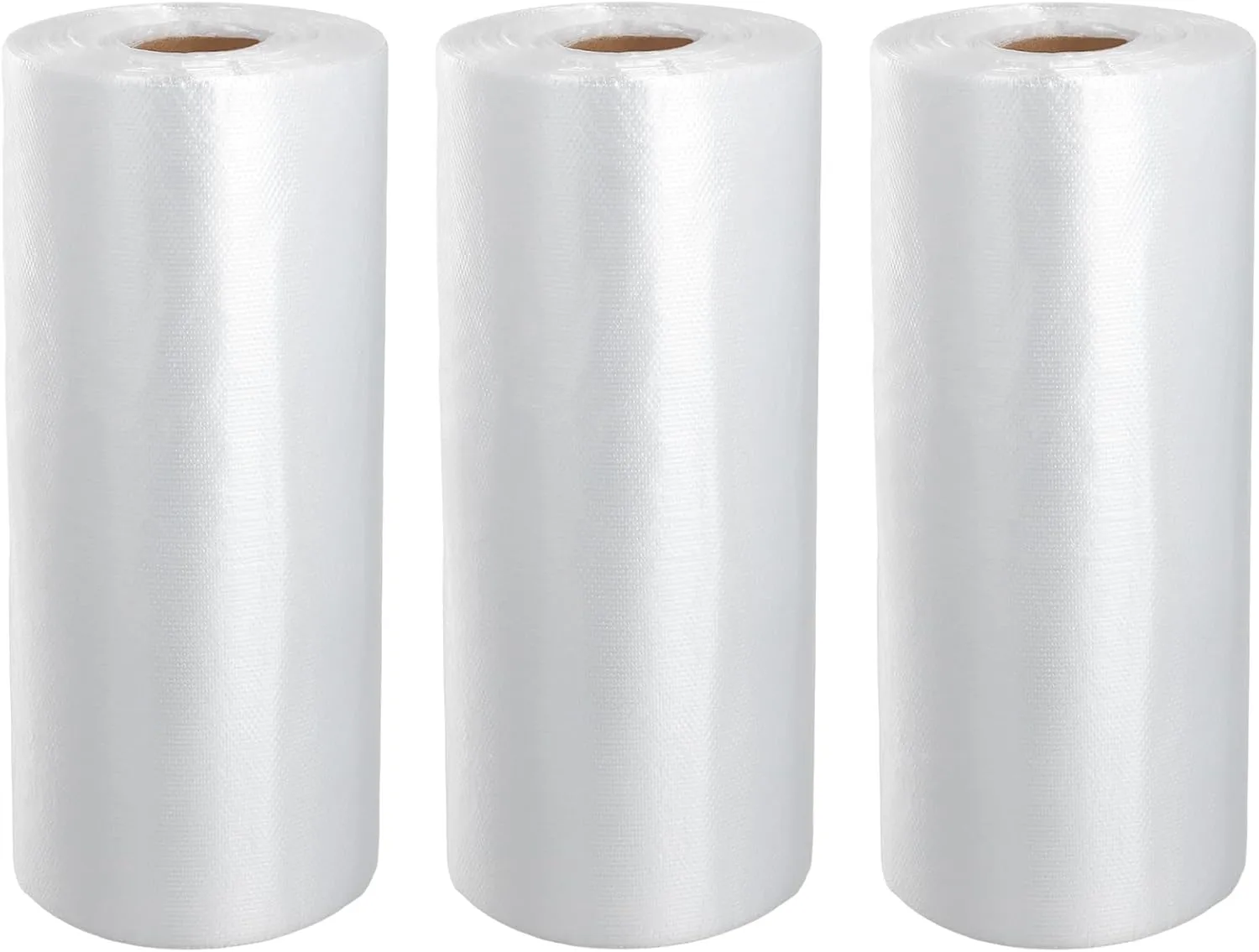 1500 Count 10 x 14 Inches Plastic Produce Bags, Clear Plastic Roll Bags, Food Storage Bags for Commercial, Kitchen 500 Bags x 3 Roll