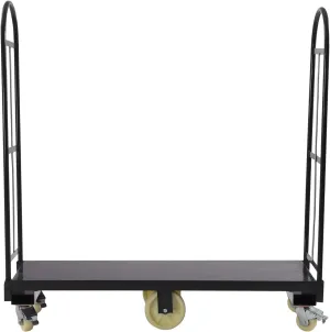 15.7"x 64.6" Heavy Duty Dolly Cart U-Boat Utility Platform, 2000Lbs Commercial Dolly Utility Cart Steel Deck Hand Truck Cart Warehouse