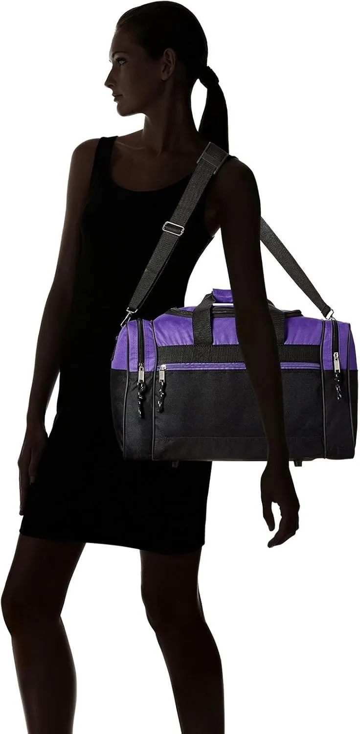 17" Blank Duffle Bag Duffel Travel Camping Outdoor Sports Gym Accessories Bag