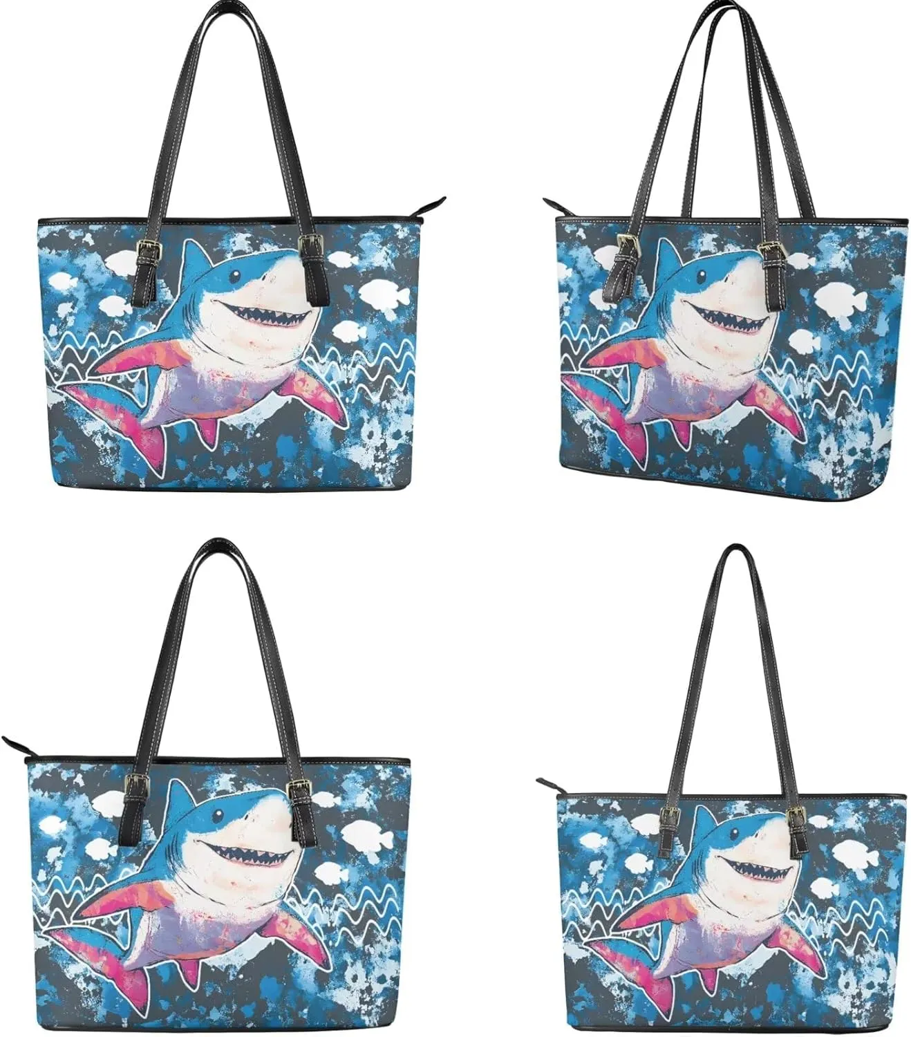 2 PCS Women Handbags Purses Wallet Tote Shoulder Bags Casualfor Ladies, Leather Tote Satchel Purse Set