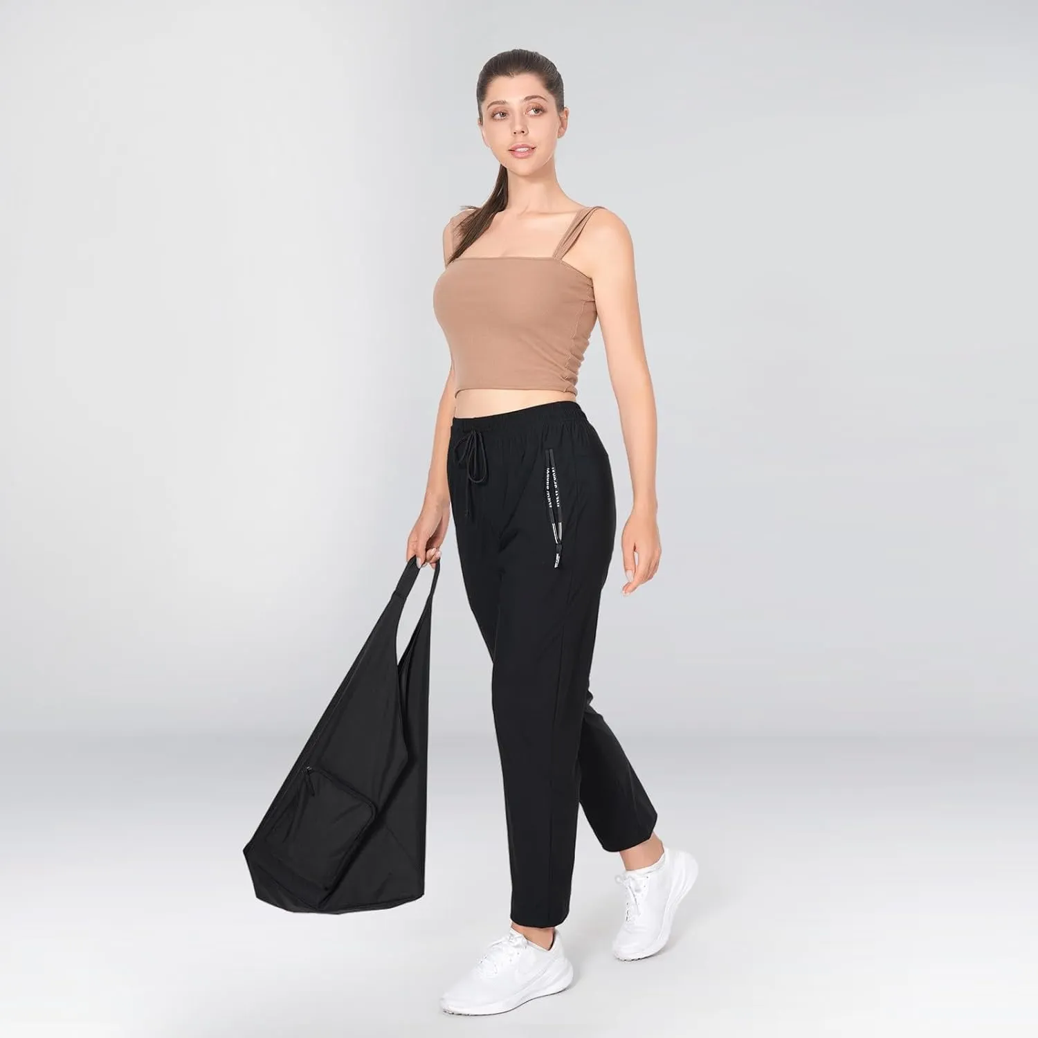 2025 Upgrade Stretch Active Pants for Women Over 50, Women's Hiking Cargo Travel Pants Women