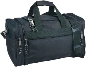 21" Blank Duffle Bag Duffel Travel Camping Outdoor Sports Gym Accessories Bag - Black