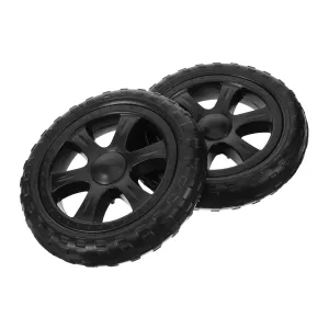2pcs Foldable Trolley Wheels Stair Climbing Cart for Shopping Heavy Duty Folding Utility Cart Wheels