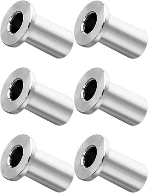 304 Food-Grade 3220 Stainless Steel Bearing Sleeves Fit for Grindmaster Crathco D & E Series Beverage Dispenser Juicer Bubbler Type Cold Beverage Spray Machines D15 D25 D25-4 D35 D35-4, 6 Pack