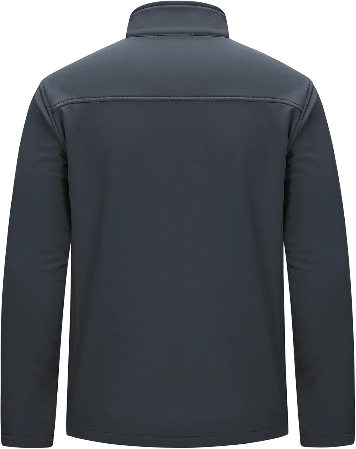 33,000ft Men's Waterproof Softshell Jacket Warm Fleece Lined Windbreaker Lightweight Soft Shell for Travel Hiking Golf
