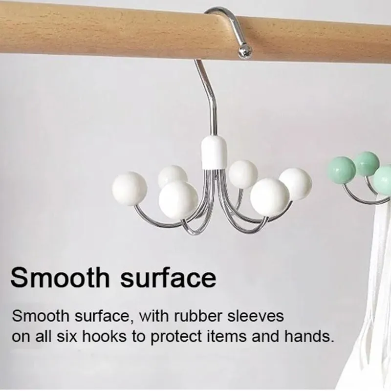 💝360° Rotatable Hanger with 6 Hooks