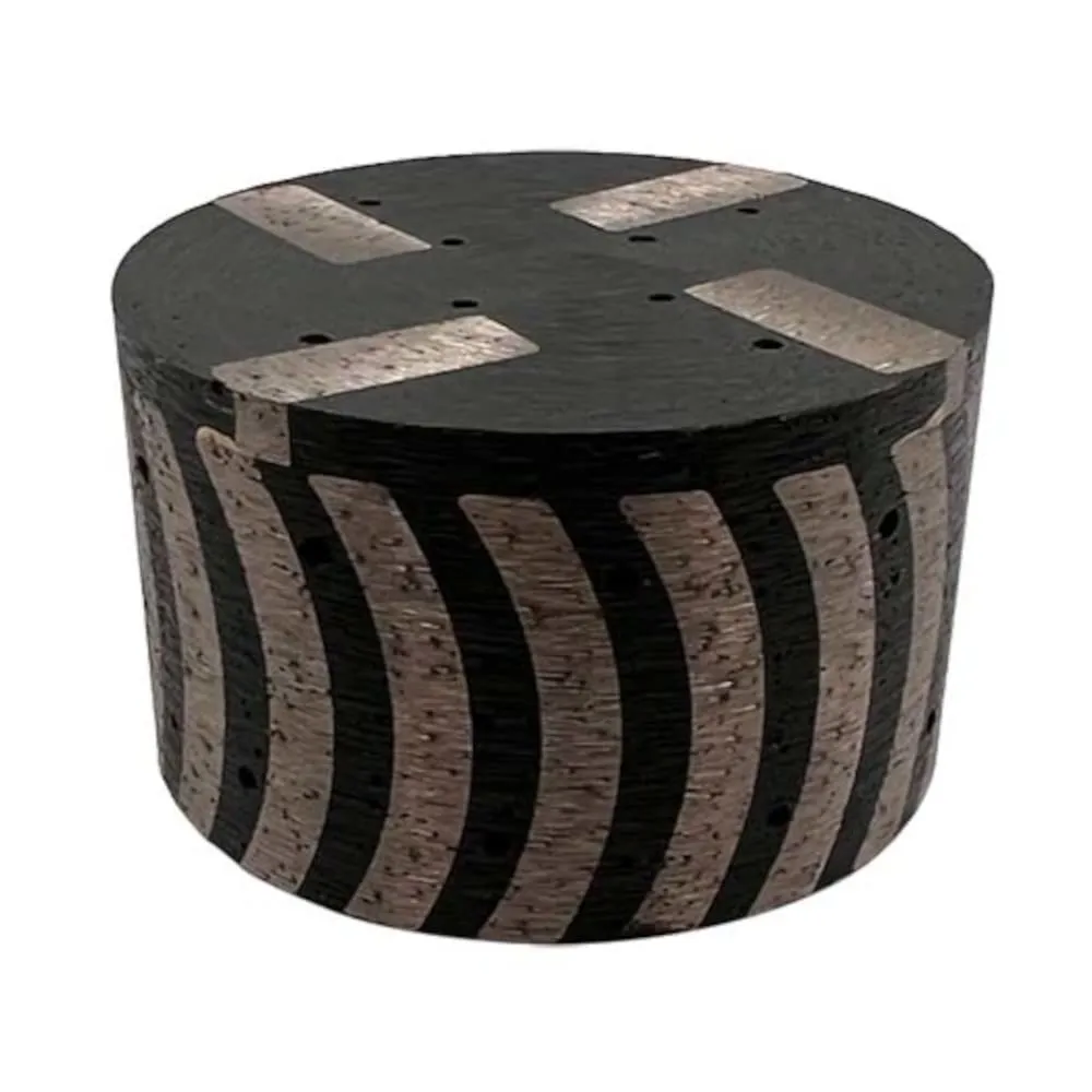 3" Resin Filled Zero Tolerance Drums for Radius Grinding on Natural Stones or Engineered Stones, 1-3/4" Profile Height, 5/8"-11 Arbor