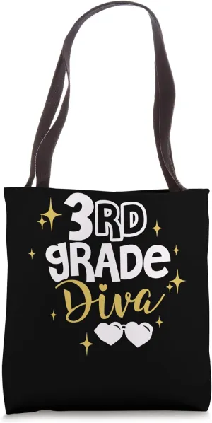 3rd Grade Diva! Back to School Gift Tote Bag