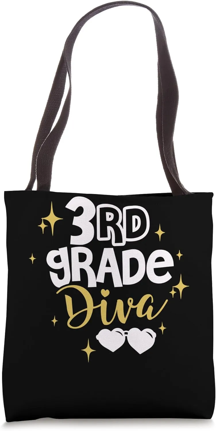 3rd Grade Diva! Back to School Gift Tote Bag