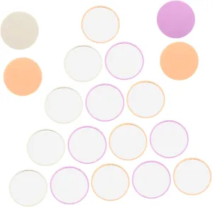 96 Pcs Embossed Makeup Mirror Handheld Mirrors Mini Wallet for Women Mirror Handheld Small Portable Mirror Cosmetic Mirror Personal Mirrors Cartoon Pattern Mirror Small Mirror fold (As Shown 7x7cm)