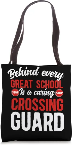 A Caring Crossing Guard Crosswalk Attendant Tote Bag