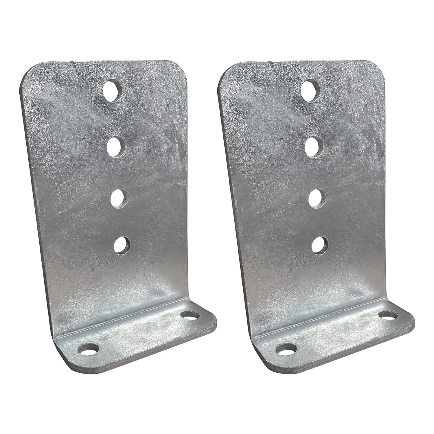 A.A 2 Pack 8" Galvanized L-Type Boat Trailer Bunk Bracket, Heavy Duty