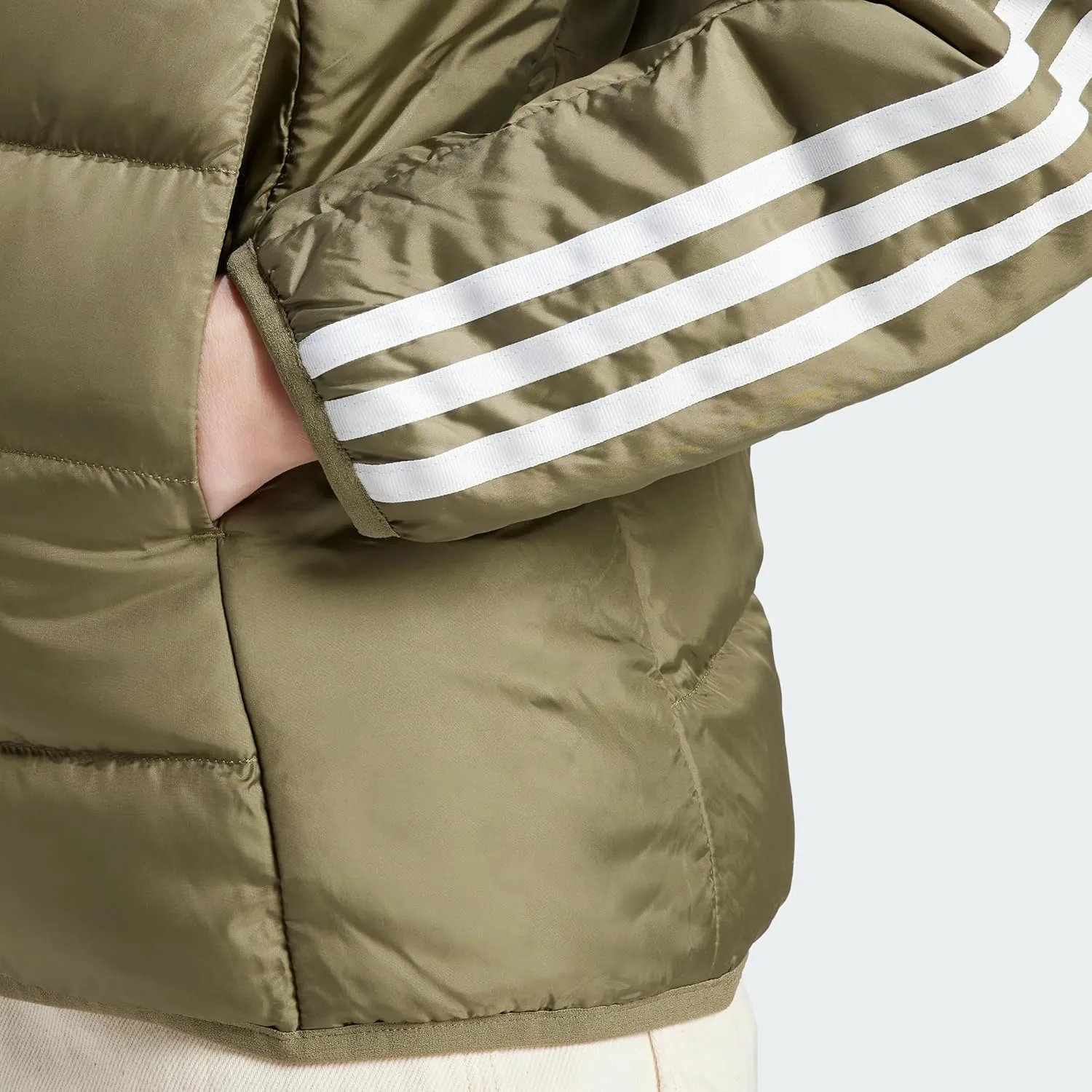 adidas Women's Essentials 3-Stripes Light Down Jacket