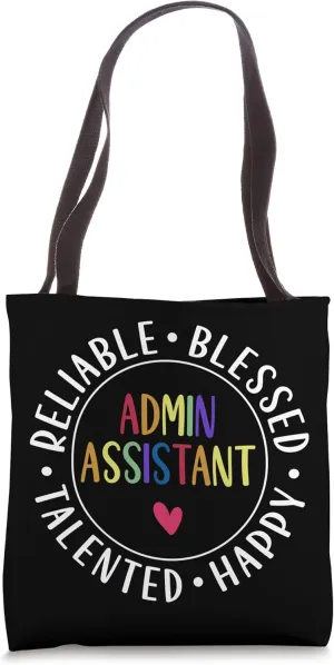 Admin Assistant Administrative Assistant Tote Bag