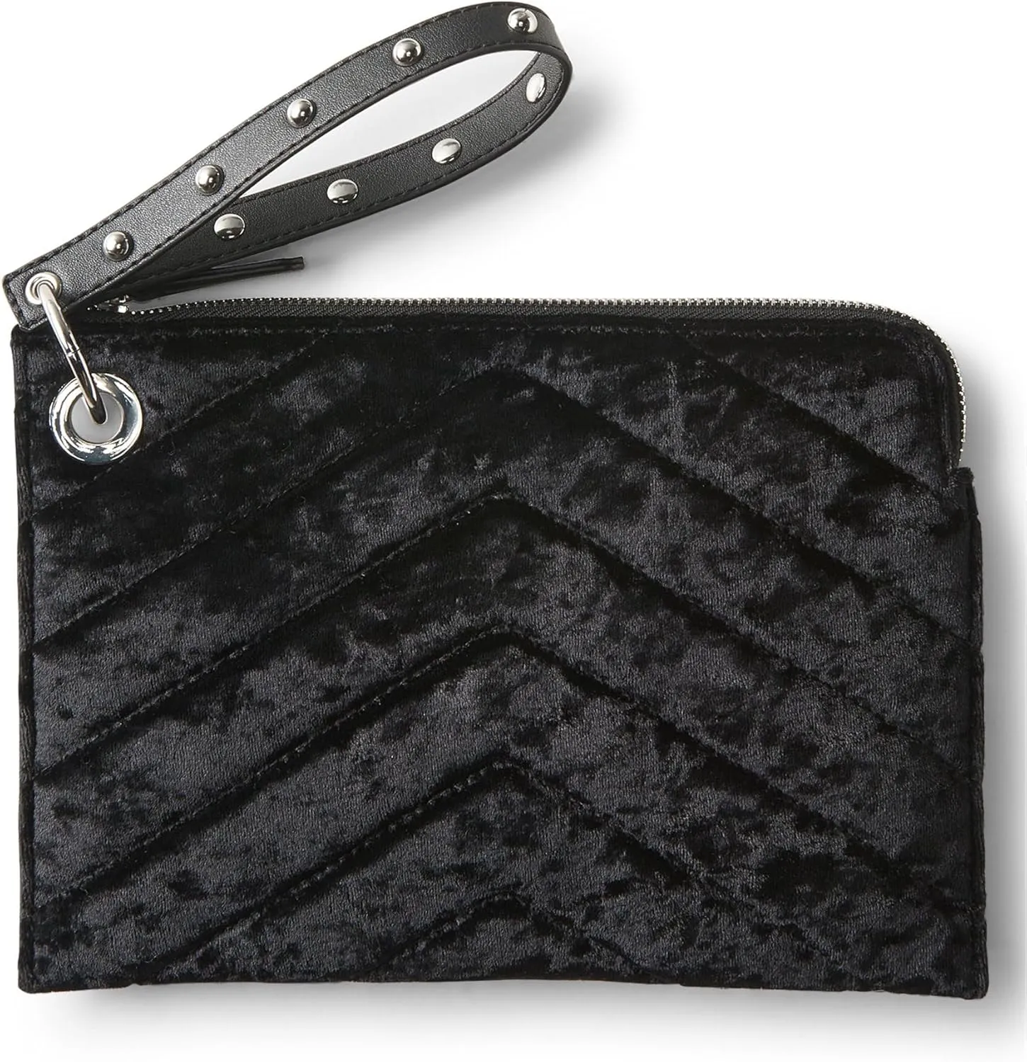 Aeropostale Womens Velour Clutch Handbag Purse