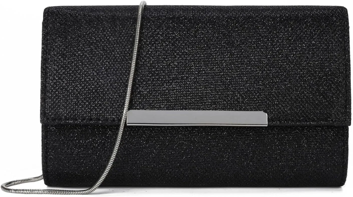 AFKOMST Small Clutch Purses for Women Formal Evening Bag Crossbody and Wristlet Handbags for Party Prom Cocktail Wedding
