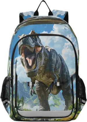 ALAZA Dinosaur Tyrannosaurus Rex School Backpacks Travel Laptop Bag Kids Bookbag for Girls Boys Teens Women Men229