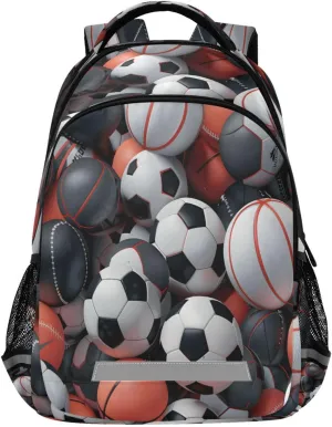 ALAZA Sports Balls Backpacks Travel Laptop Daypack School Book Bag for Men Women Teens Kids243