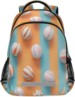ALAZA Volleyballs Backpacks Travel Laptop Daypack School Book Bag for Men Women Teens Kids
