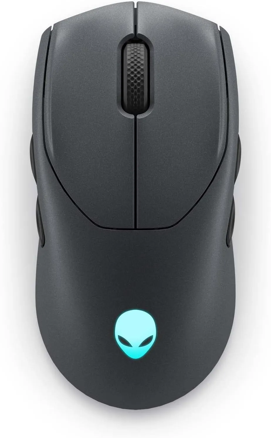 Alienware AW720M Tri-Mode Wireless Gaming Mouse - 2.4GHz Wireless, Bluetooth 5.1, 26,000 DPI, 8-Fully Programmable Buttons, Magnetic Snap Charging Adapter USB-A to USB-C Cable - Dark Side of The Moon