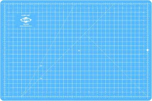 ALVIN HM Self-Healing Cutting Mat for Hobbies 12 x 18 inch | Double-Sided Blue/Grey | 3-Layer Gridded Surface for Arts, Crafts and Sewing - Model HM1218