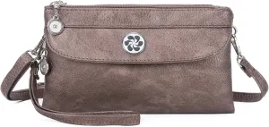 Angel Kiss Crossbody Bags Small Purses for Women Vegan Leather Cell Phone Wallet Purse with Wristlet Strap