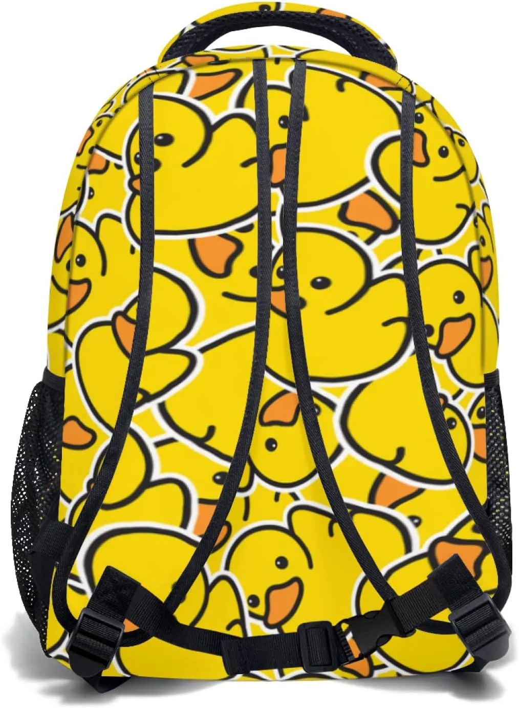 aportt Yellow Duck Kids Backpack for School Casual Daypack Backpacks Cute Ducky Lightweight Book Bag Ducks Pattern Shoulder Bag for Boys Girls Students Travel Camping Outdoor