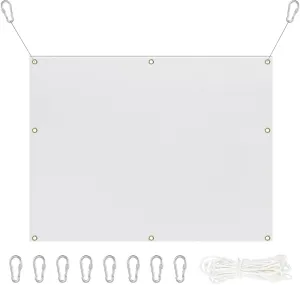Archery Backstop Netting Heavy Duty with Rope and Hooks Slingshot Archery Net for Backyard Shooting Accessories