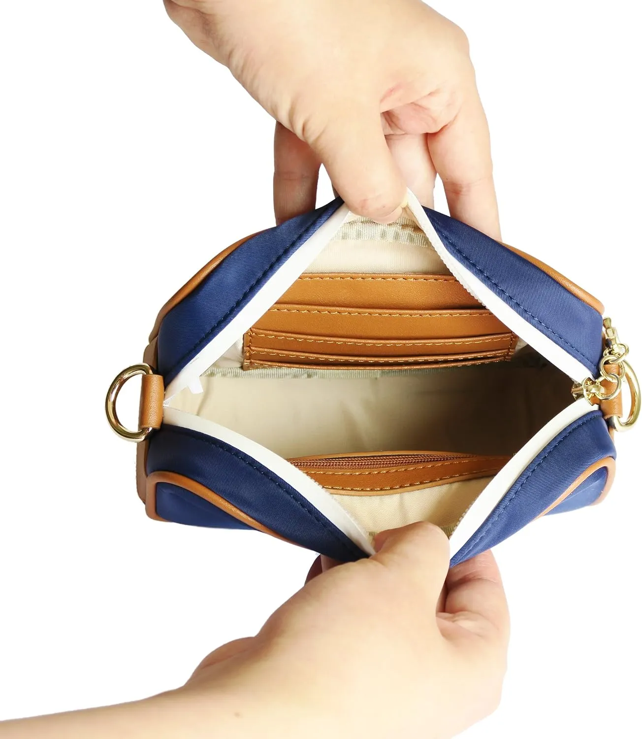 Arden Cove Mini Anti-Theft Waterproof Cross-Body Bag with Classic Hardware