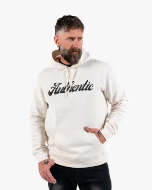 Authentic Hoodie - Creme w/ Black