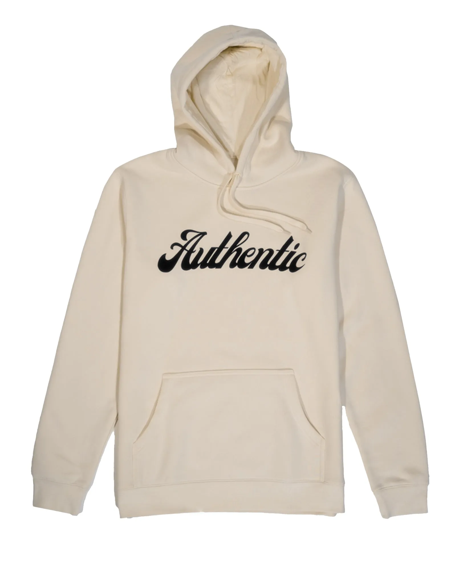 Authentic Hoodie - Creme w/ Black