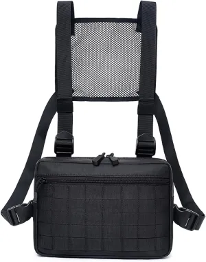 Azarxis Tactical Mini Belt Pouches, Multi-Purpose Small Battery Case Compact Utility EDC Card Slot Holder Waist Bags Military Molle Pack Sundries Storage Pack