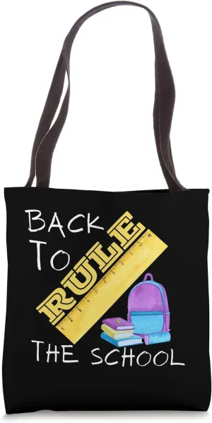 Back To Rule The School - Primary School Ruler Tote Bag