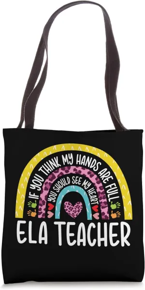 Back to School ELA for 6th Grade English Language Arts Cute Tote Bag