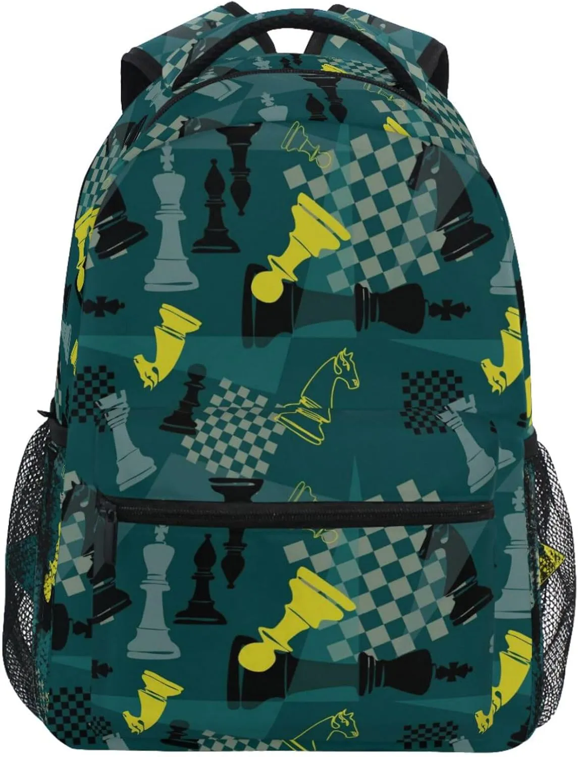 Backpack Chess Board Bookbag Daypack Travel Hiking Camping School Laptop Bag