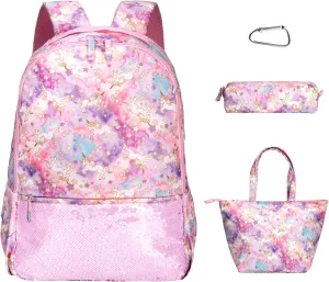 Backpack for Girls Backpack With Lunch Box