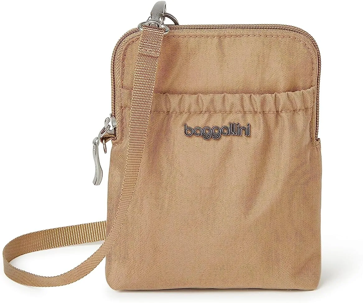 Baggallini Bryant Pouch Small Crossbody Bag for Women - Phone Purse with Crossbody Strap - Lightweight Crossbody Pouch