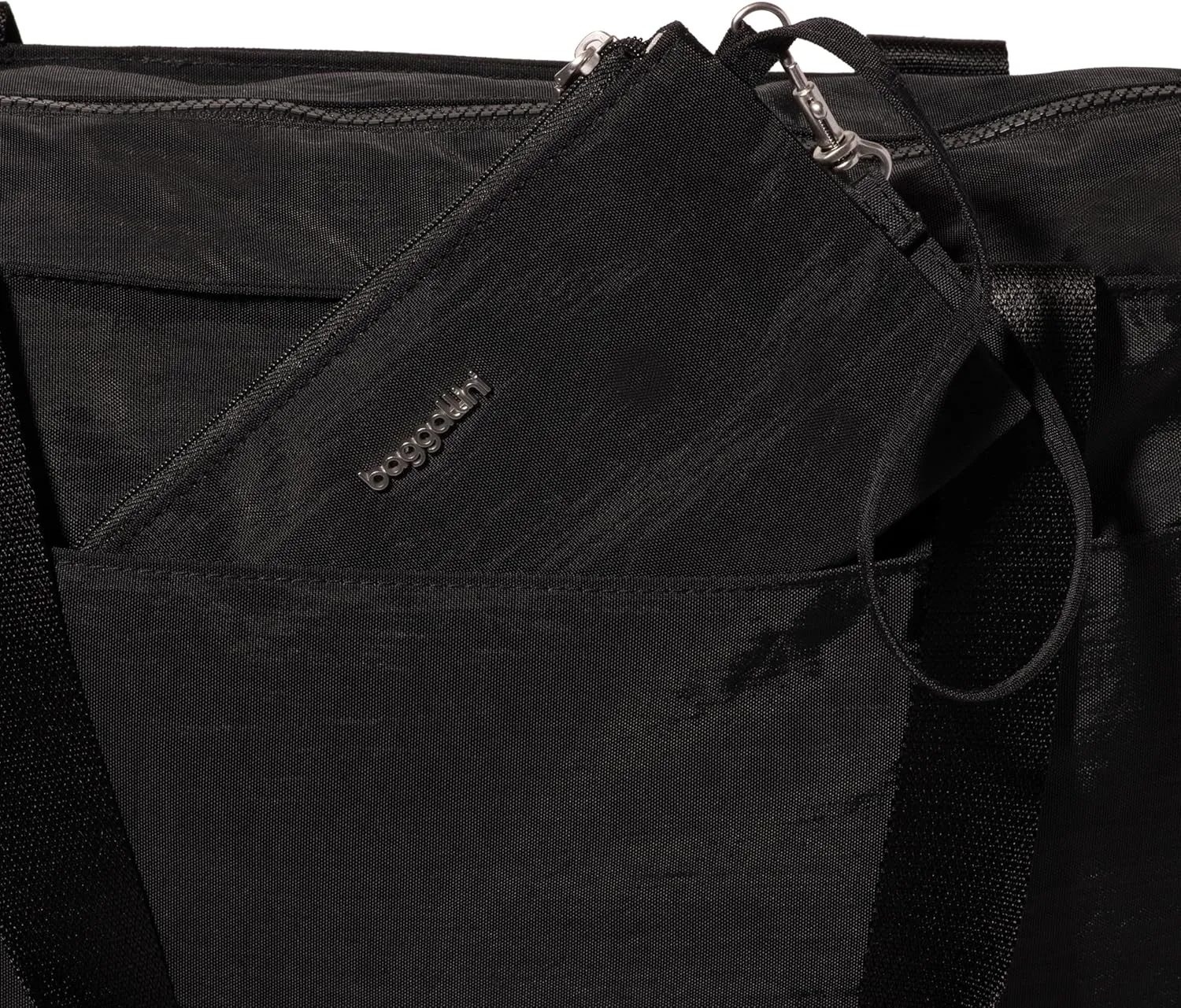 Baggallini Carryall Laptop Tote-Medium 12x19 Inch Travel Crossbody Shoulder Bag