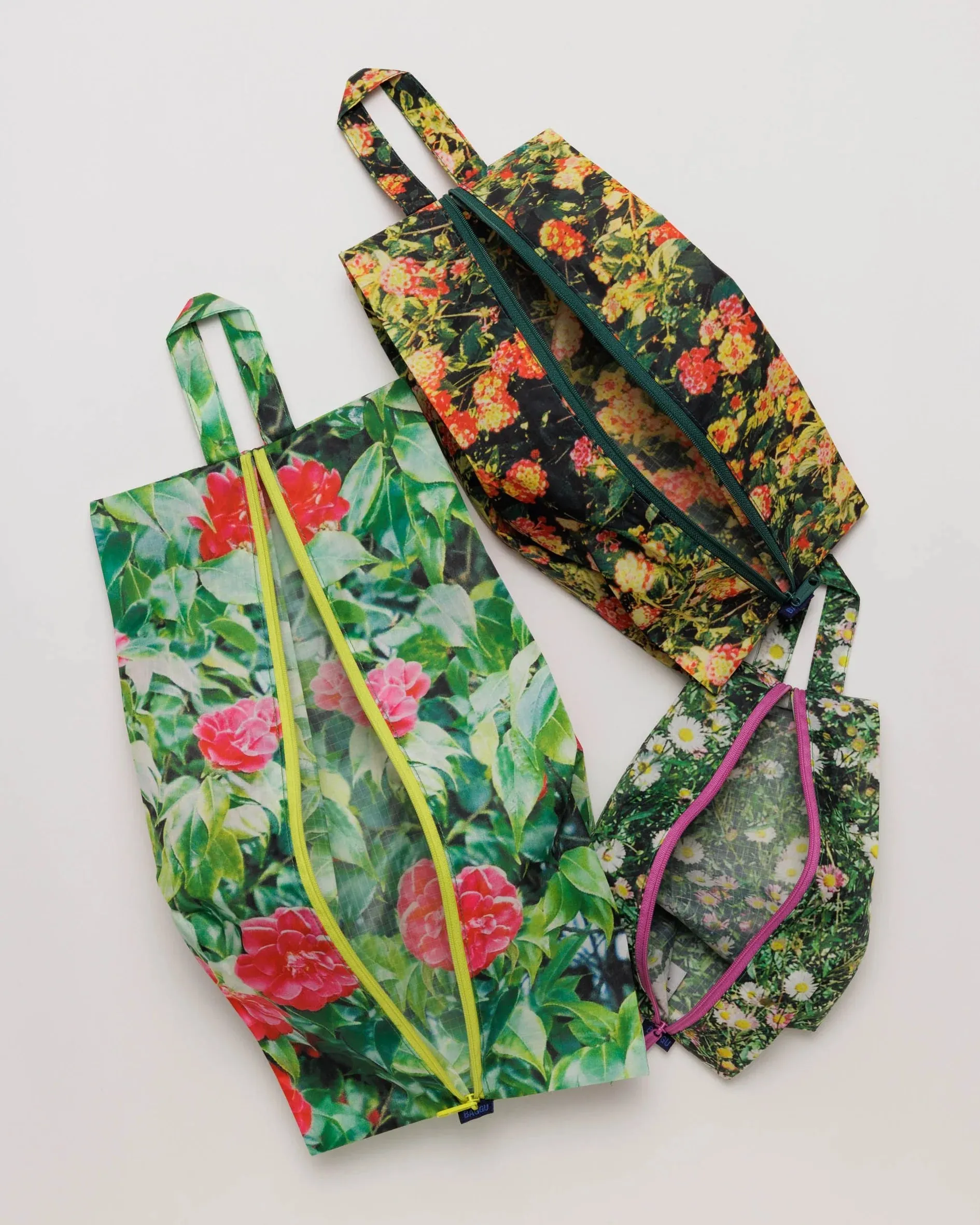 Baggu | 3D Zip Set | Photo Florals
