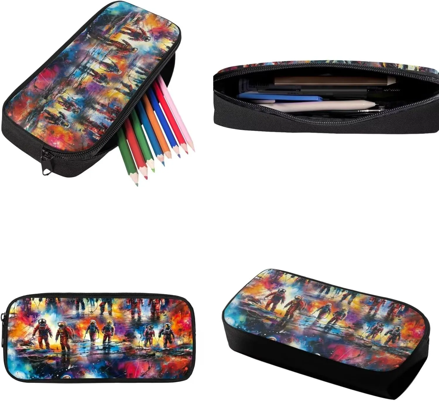 Basketball Print 4pcs Set School Bookbag with Insulated Lunchbox and Pencil Box with Cross-by Shoulder Water Bottle Sleeve, Casual Rucksack Travel Backpack Daypack for School