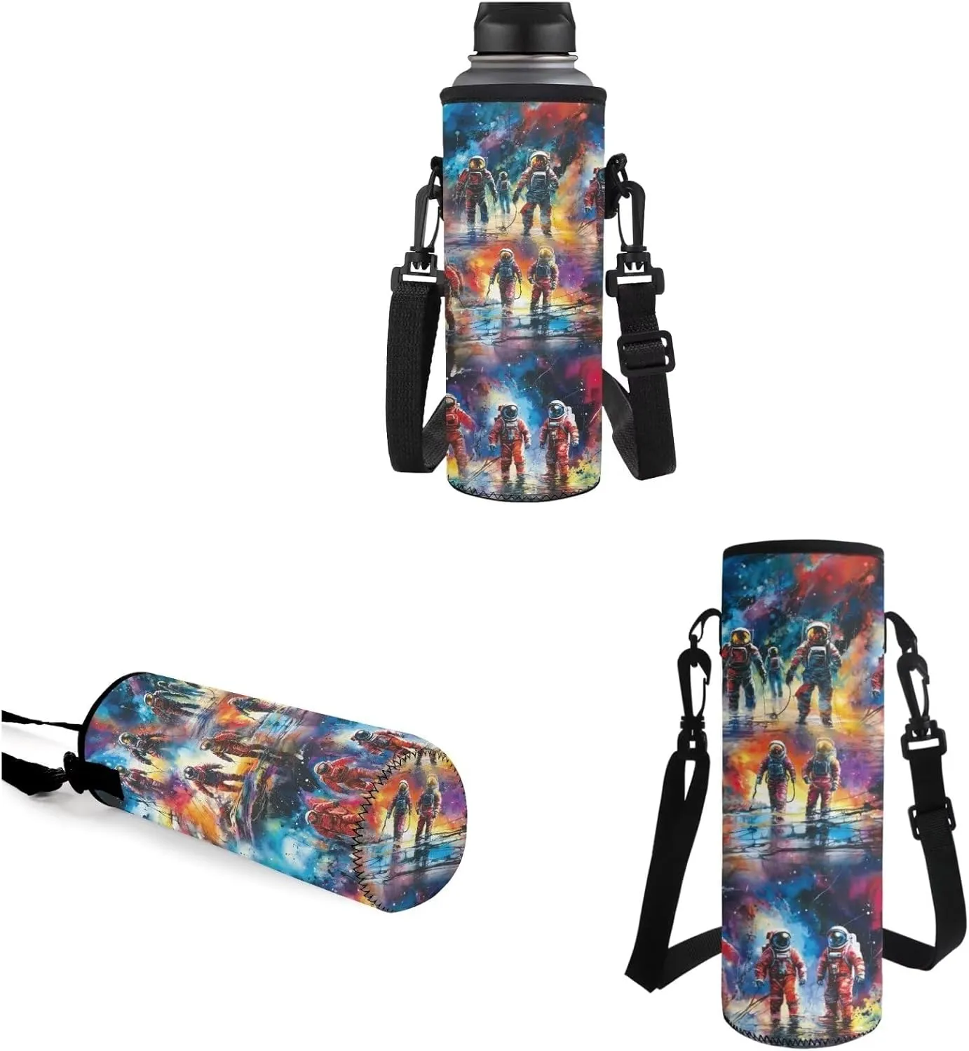 Basketball Print 4pcs Set School Bookbag with Insulated Lunchbox and Pencil Box with Cross-by Shoulder Water Bottle Sleeve, Casual Rucksack Travel Backpack Daypack for School
