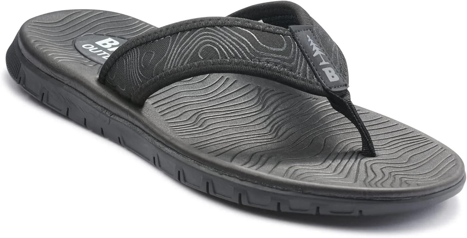 BASS OUTDOOR Men's Topo Utility Sandal Boat Shoe