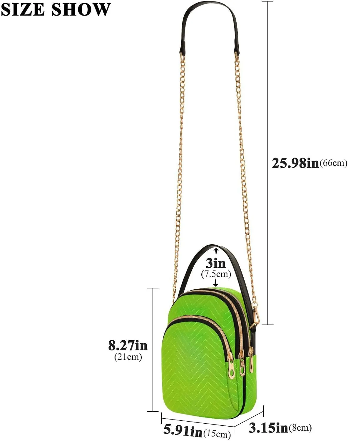 Beautiful Flamingos Shoulder Bags for Women Retro Classic Handbag Purse Small Purses with Chain