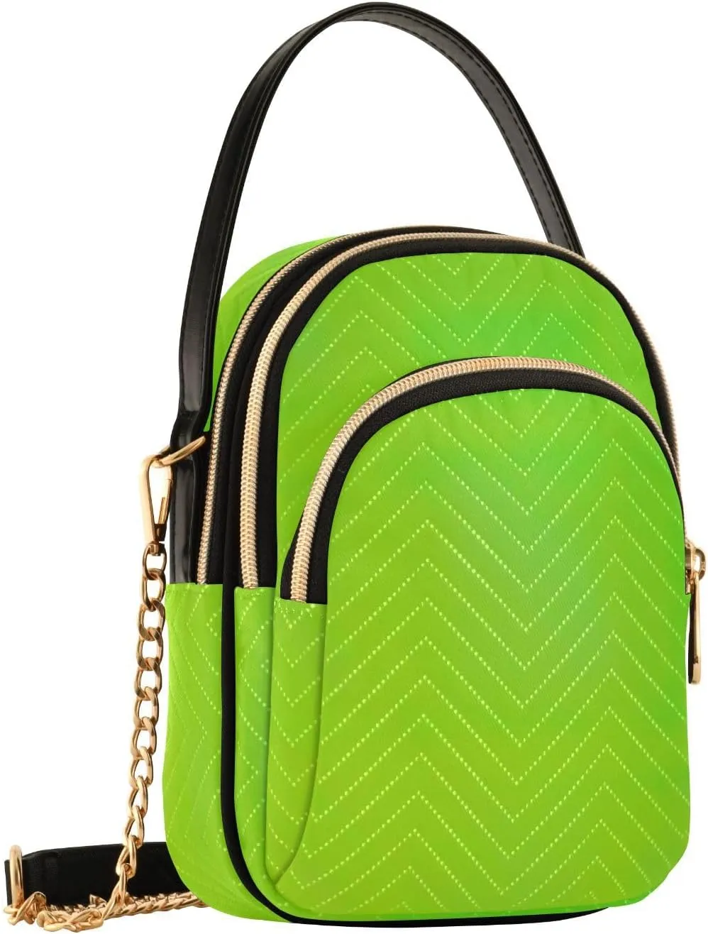 Beautiful Flamingos Shoulder Bags for Women Retro Classic Handbag Purse Small Purses with Chain