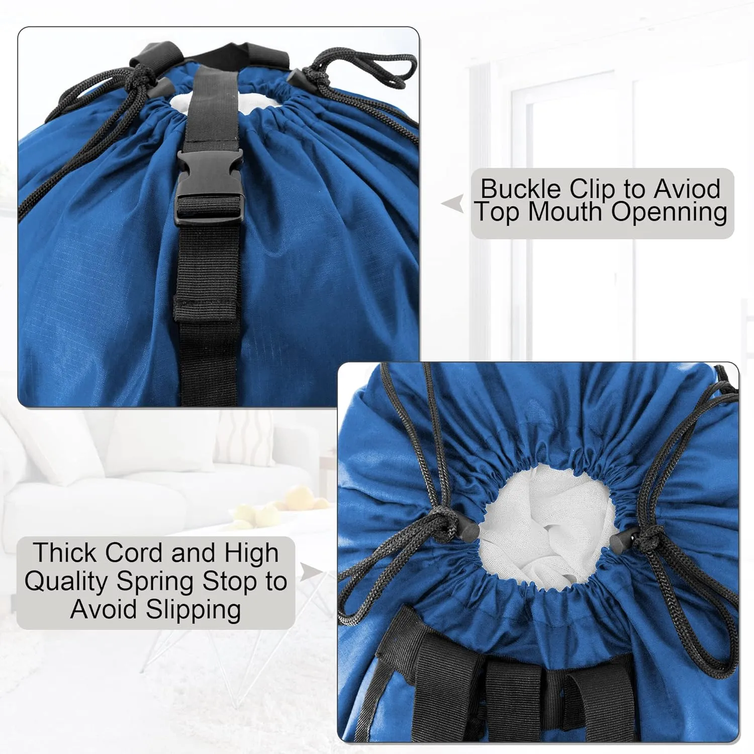 BeeGreen Laundry Backpack Bag Extra Large Heavy Duty