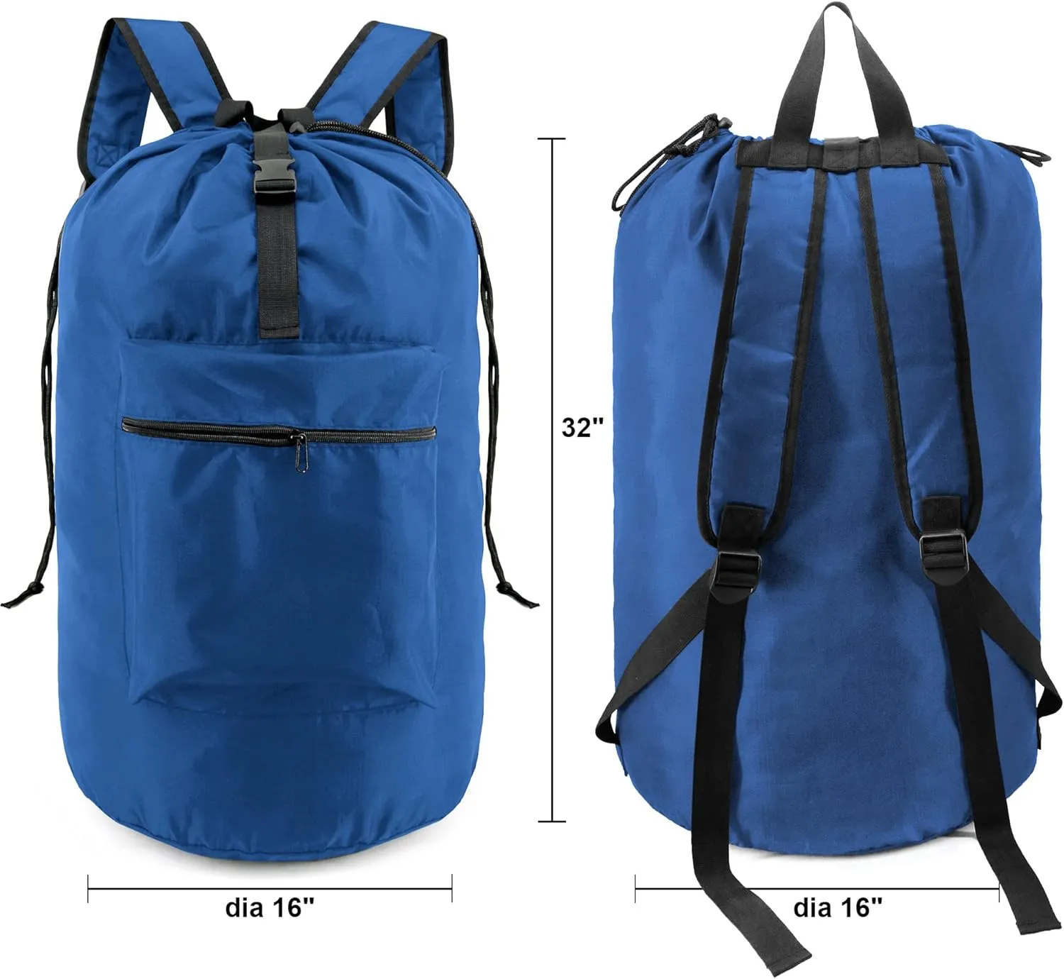 BeeGreen Laundry Backpack Bag Extra Large Heavy Duty