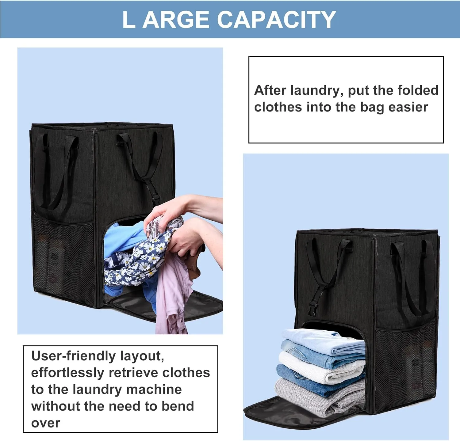 BeeGreen Laundry Backpack Bag Extra Large Heavy Duty