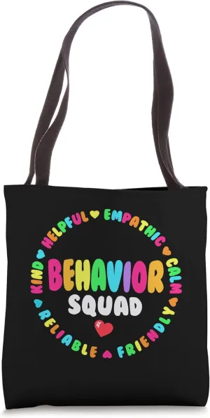Behavioral Specialist & Analyst Therapist For Behavior Squad Tote Bag
