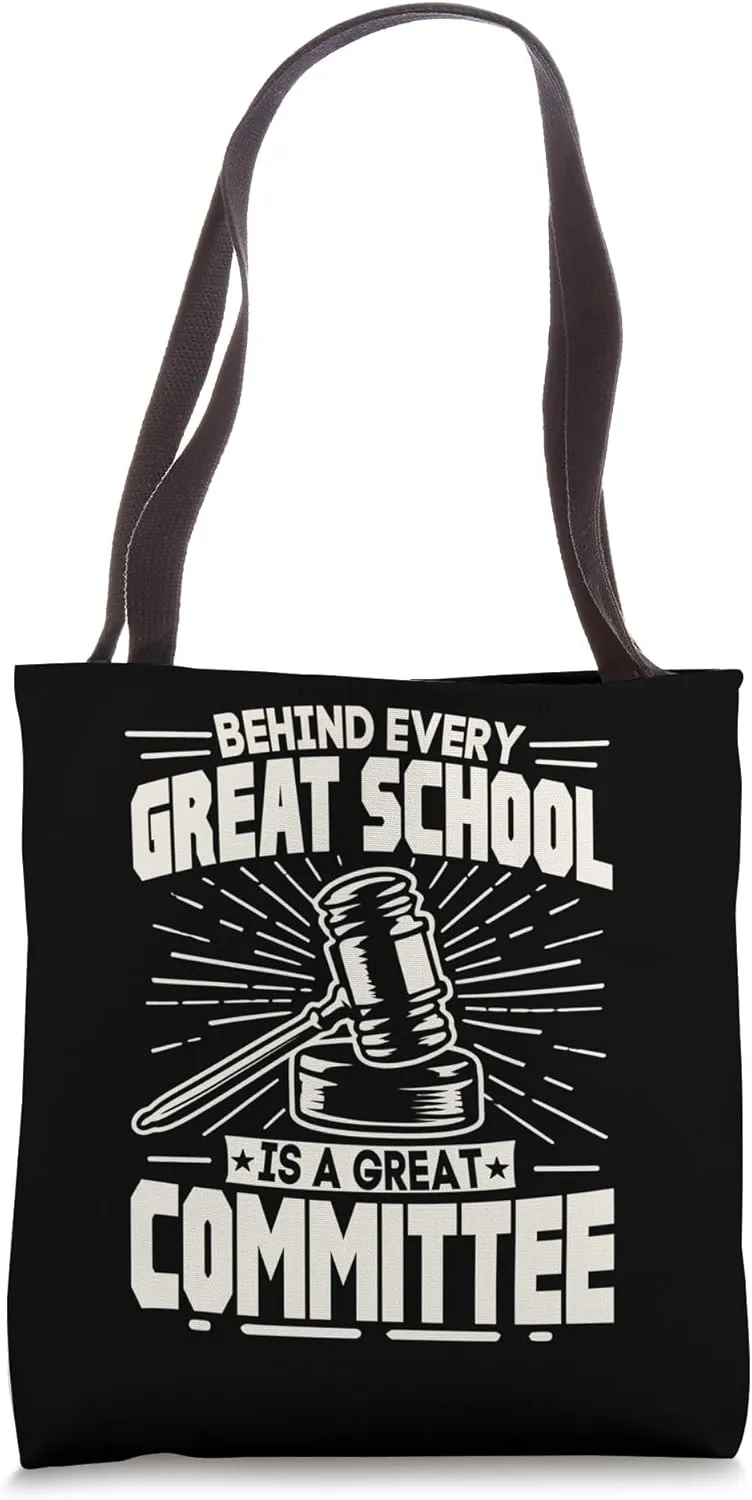 Behind Every Great School Committee Appreciation Tote Bag
