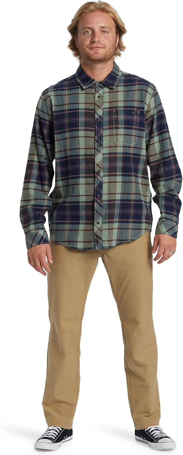 Billabong Men's Coastline Long Sleeve Flannel Shirt